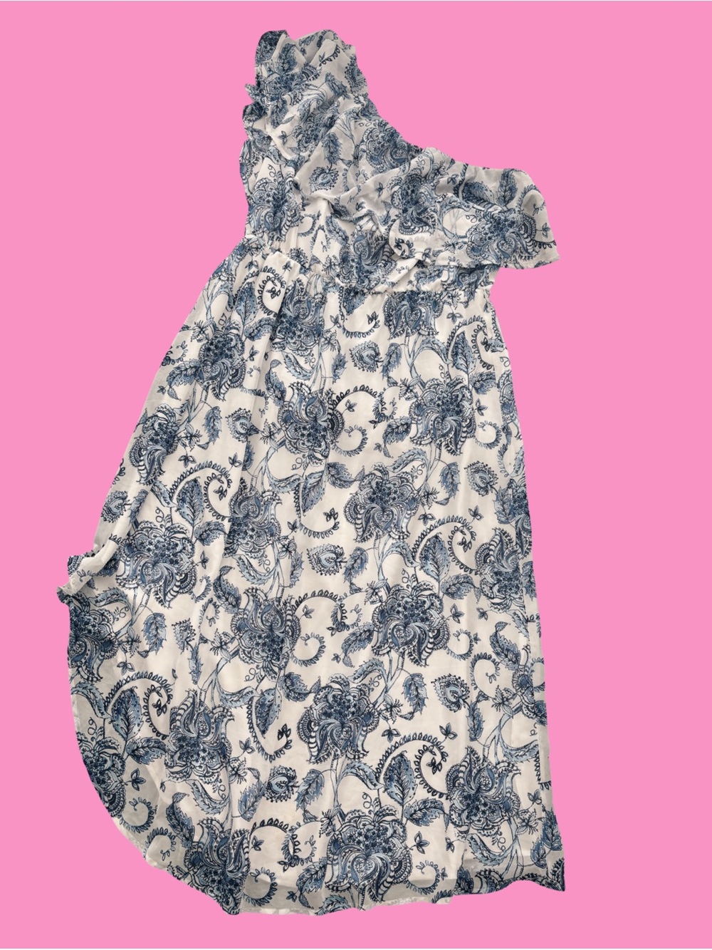 New York & Co. One-Shoulder Maxi Dress